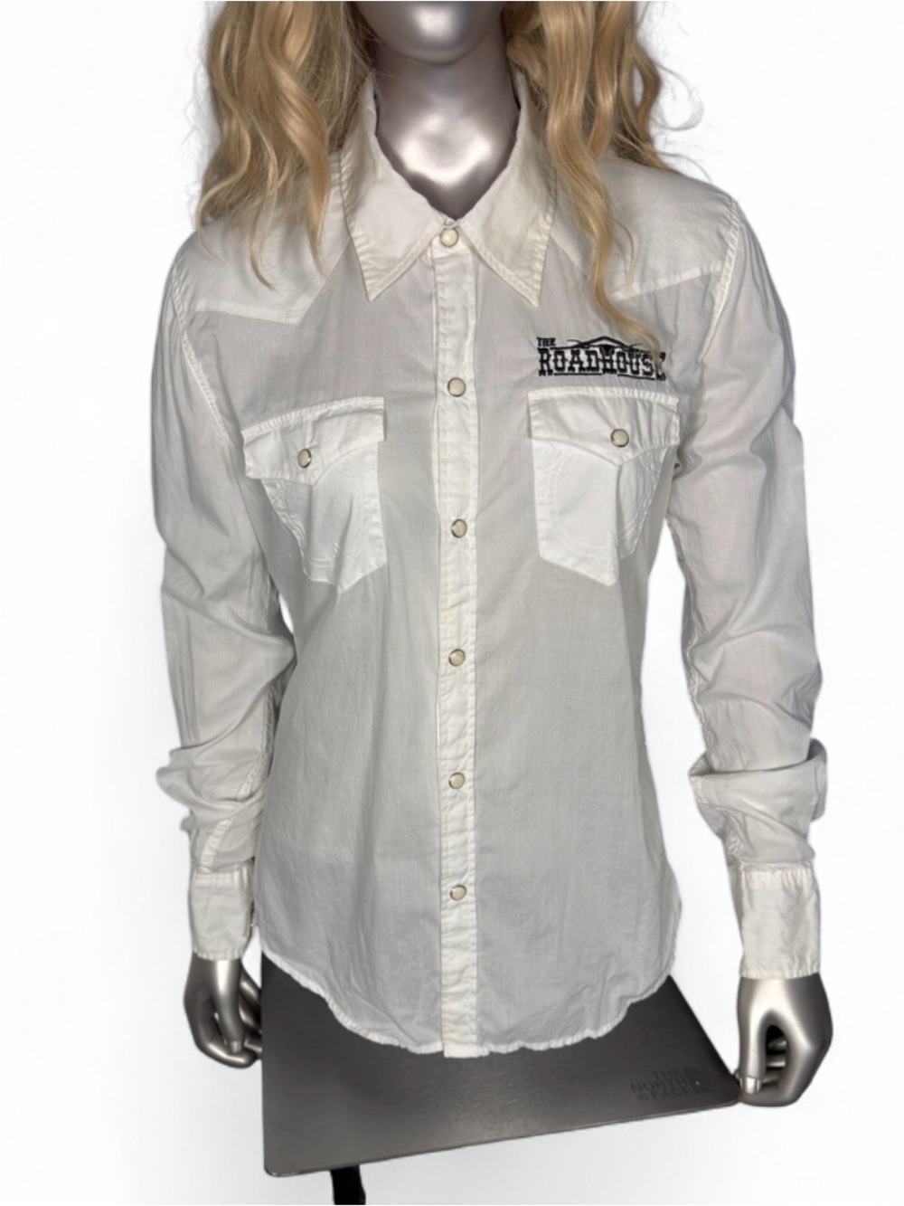 True Religion The Roadhouse Western Shirt Women’s Size Medium White